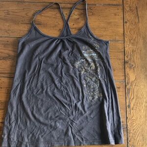 Brown ladies Harley Davidson Spaghetti Strap Top